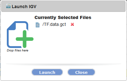 IGV launch dialog